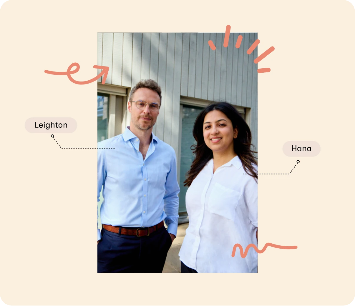 Juno Bio co-founders Leighton Turner and Hana Janebdar